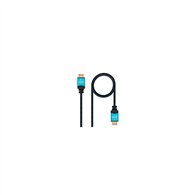 Cable nanocable hdmi macho a hdmi macho multiple apantallamiento y recubrimiento nylon 1m negro 10.15.3701