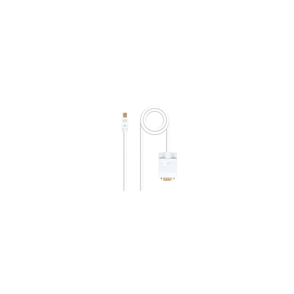 Cable nanocable mini displayport macho a vga macho 3m blanco 10.15.4103