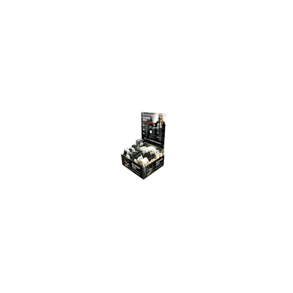Expositor acrilico conceptronic power2go ctp2gboxes