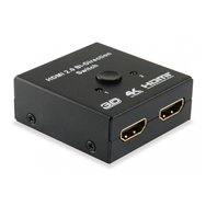 Switch equip selector hdmi bidirecional equip 2 entradas 1 salida a 1 entrada 2 salidas negro 332723