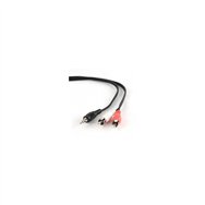Cable audio estereo gembird jack 3.5mm macho a 2 rca macho 2.5m cca-458-2.5m