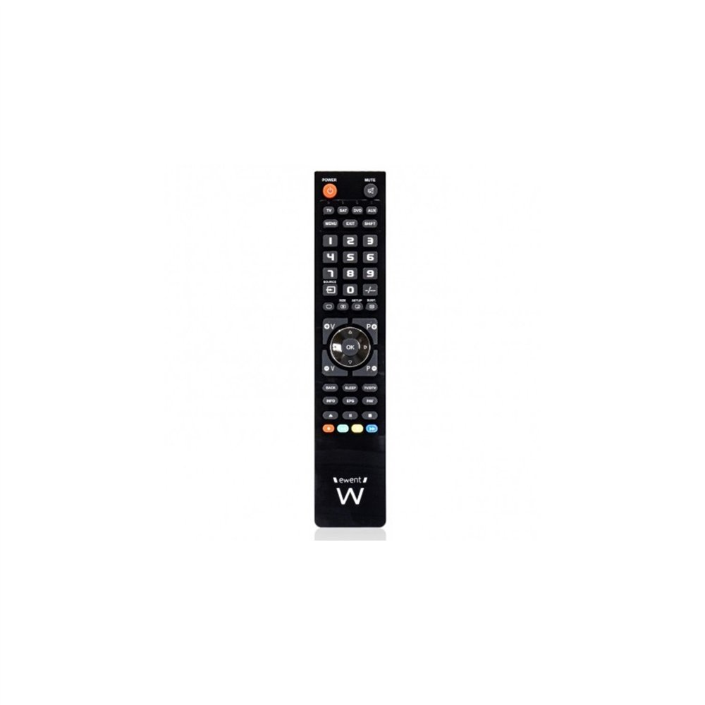 Mando a distancia universal ewent tv 4 en 1 programable por cable negro ew1570
