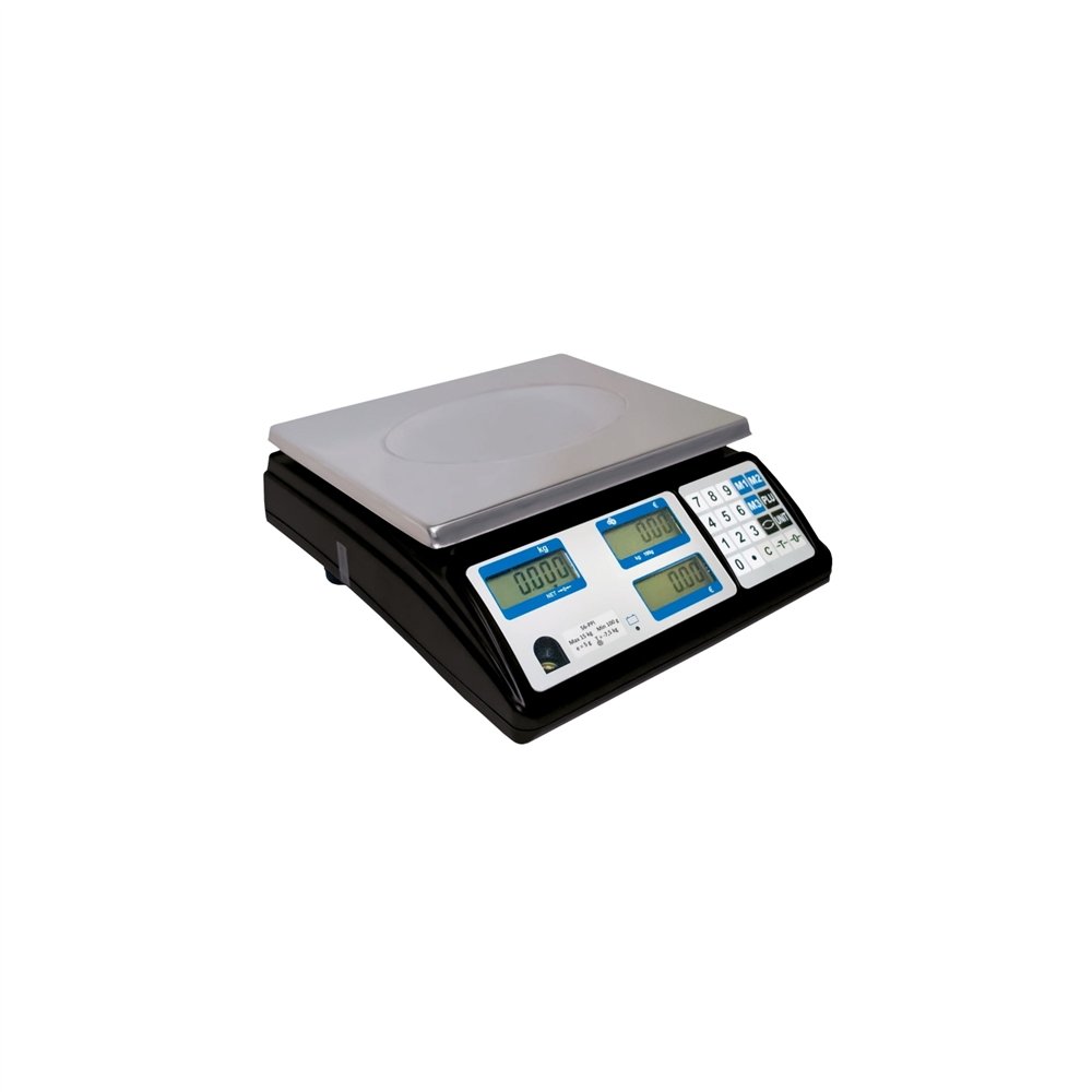 Balanza minerva mustek 15kg peso precio negro 56ppi-15