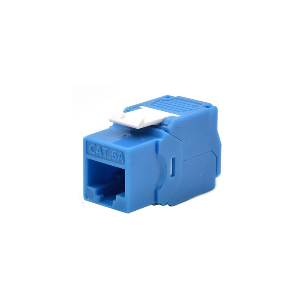 conector wp keystone hembra rj45 cat 6a utp azul wpc-key-6aup-tl/b