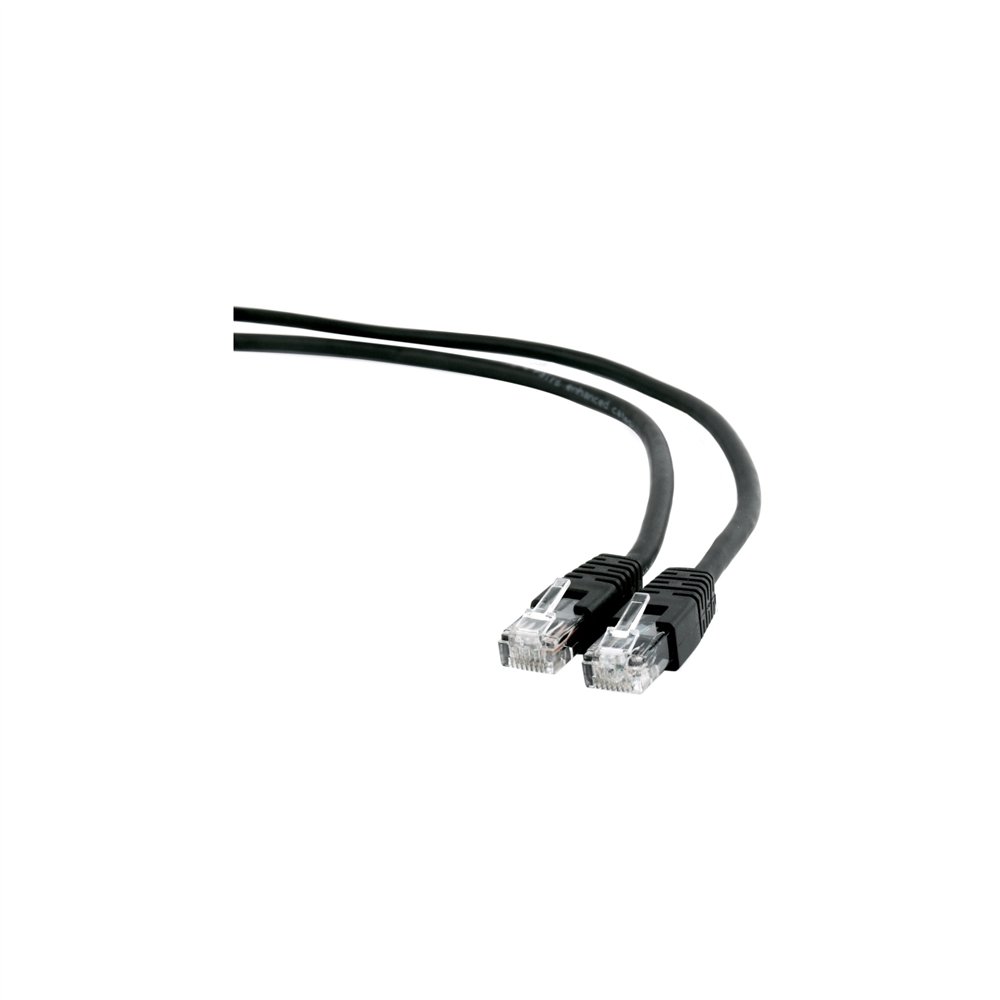 Latiguillo gembird cat 6 utp 3metros negro pp6u-3m/bk