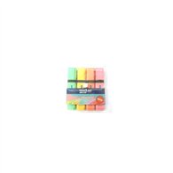 Molin rtf240-04p-w paquete 4 marcadores fluorescentes colores pastel surtidos