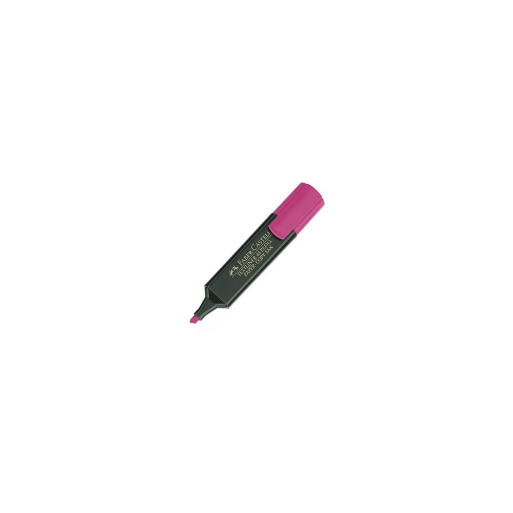 Fabercastell 154828 marcador fluorescente punta biselada 1 5 mm rosa fab154828