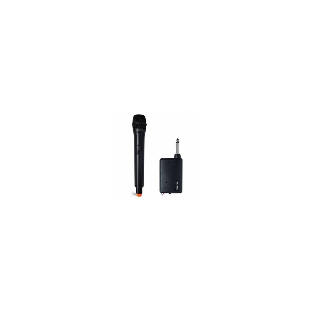 Fonestar  ik-163 microfono inalambrico de mano 2 canales conexion a amplificador negro