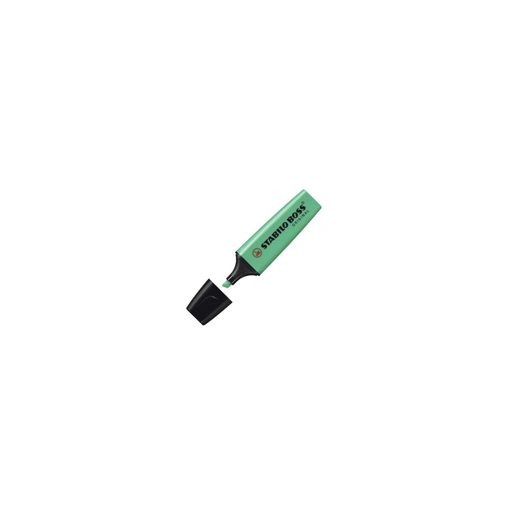stabilo boss original marcador fluorescente punta biselada turquesa 70/51