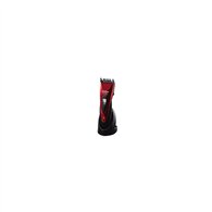 Mondial cr04 cortapelos recargable cuchillas acero inoxidable rojo negro