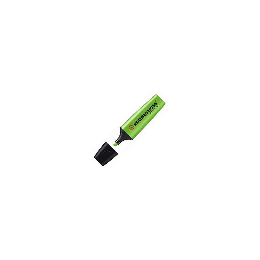 Stabilo boss original marcador fluorescente punta biselada verde 009558