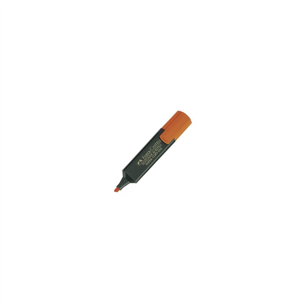 Fabercastell textliner 48 marcador fluorescente punta biselada 1-5 mm naranja 09154815