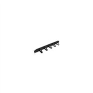 aisens a141-0309 organizador de cables metalicos 5 anillos 19p 1u negro