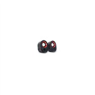 Equip 2.0 life mini altavoz 6w rms jack 3.5 control de volumen alimetancion usb negro rojo 245332