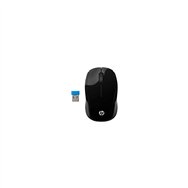 Raton inalambrico hp 200 2.4ghz 1000ppp led rojo nano receptor usb 2xaaa negro x6w31aa