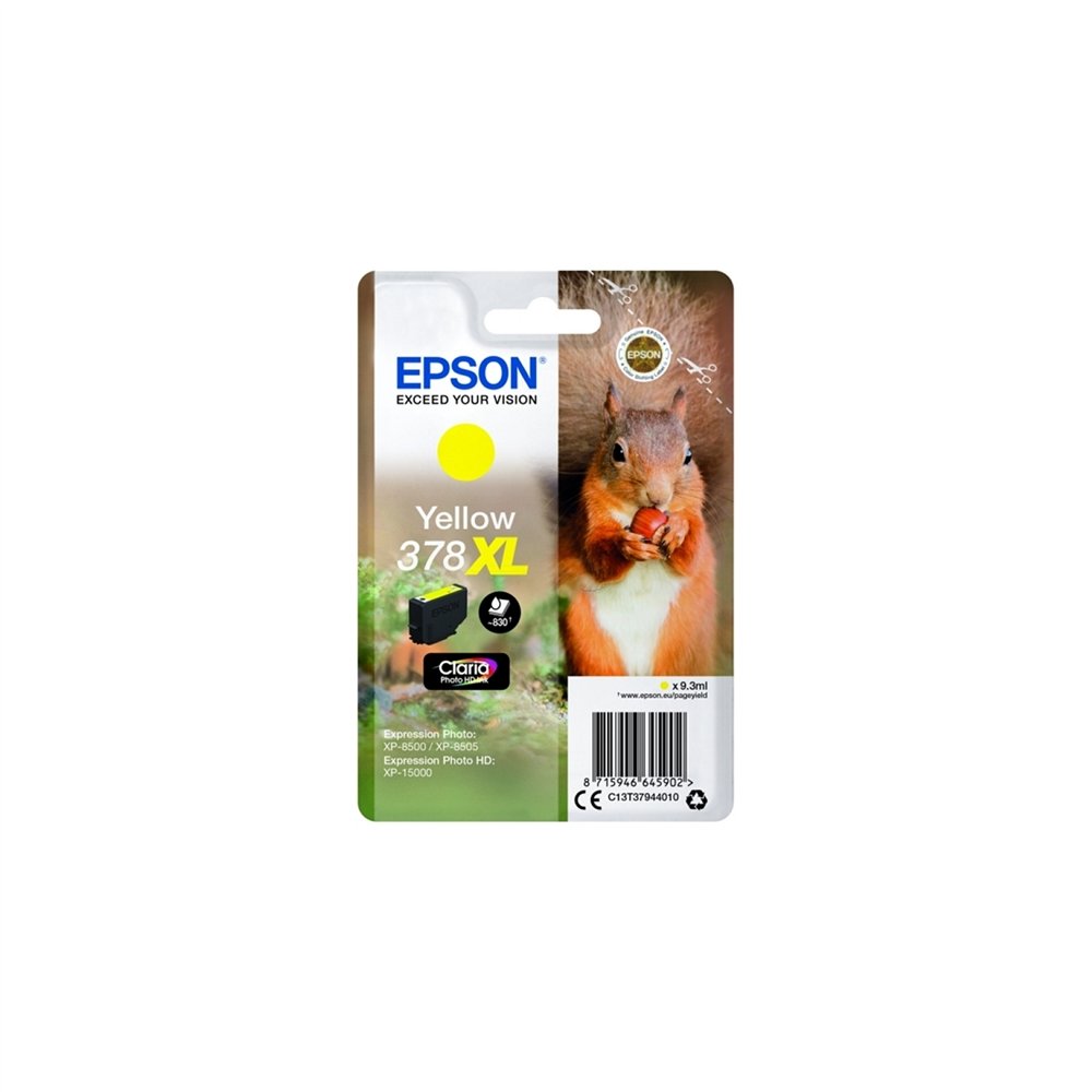 Cartucho epson 378xl amarillo c13t37944010