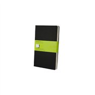 Set de 3 libretas moleskine cahier journal grande liso negro qp318