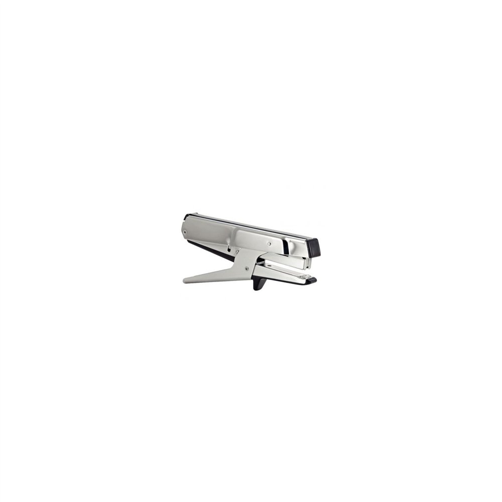 Grapadora de tenaza esselte petrus 221 carga superior grapa hasta 20 hojas incluye dispositivo seguridad cromado 44757