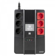 Sai offline ngs 600va 360w proteccion sobrecargas cortocircuito 6xtomas schuko avr back boost negro fortressbunker