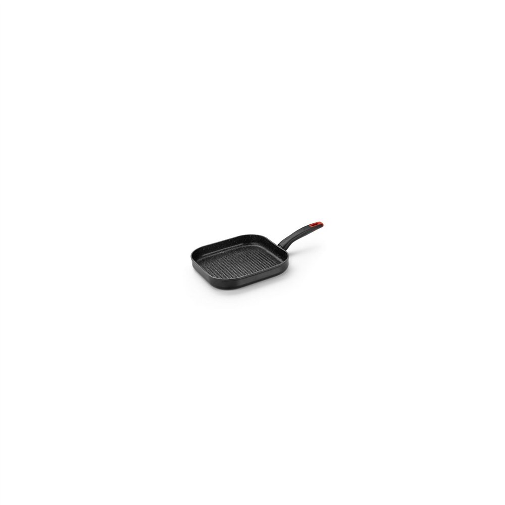 Asador grill titan full induction monix rayas aluminio forjado titanio reforzado negro m810029