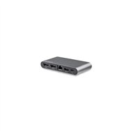 startech.com adaptador multipuertos usb-c para dos monitores - 2 x 4k dp - pd 3.0 de 100w - docking station usb tipo c - dk30c2d