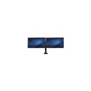 startech.com brazo para escritorio de dos monitores - con barra horizontal - soporte de mordaza/ojal para escritorio
