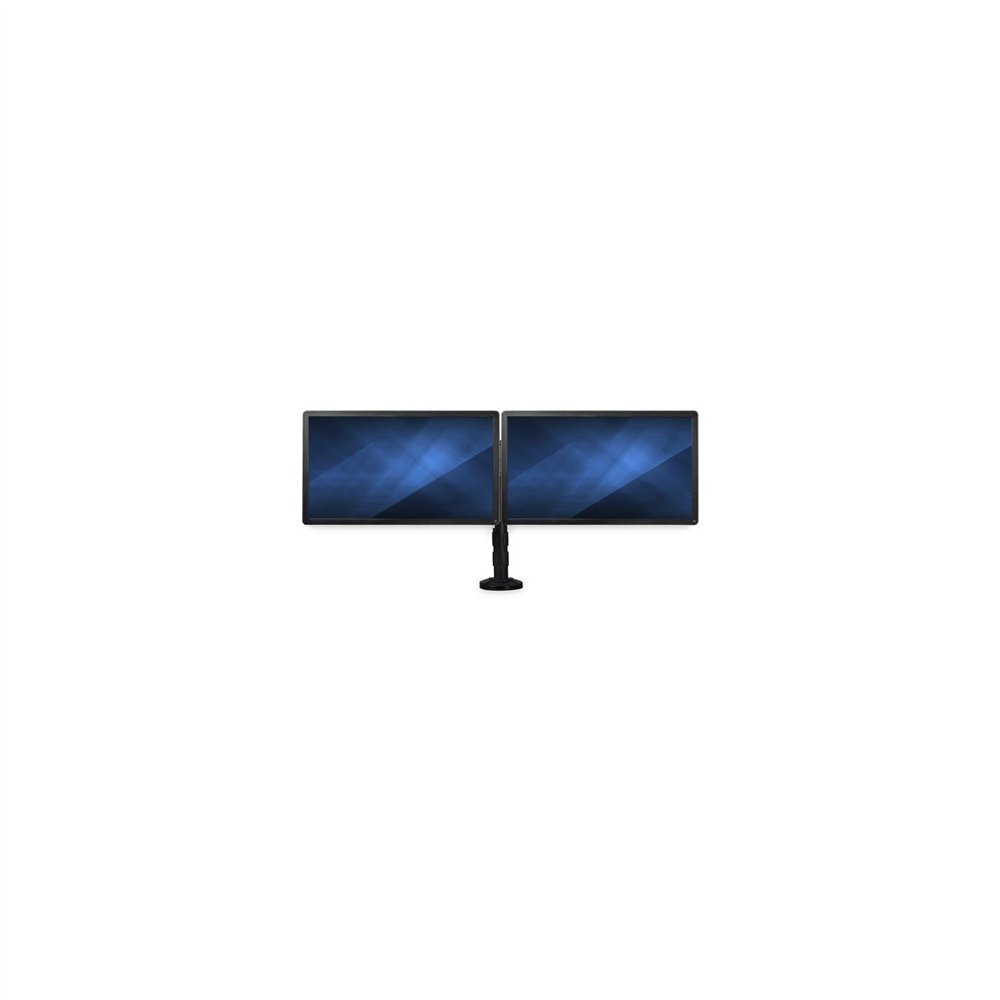 startech.com brazo para escritorio de dos monitores - con barra horizontal - soporte de mordaza/ojal para escritorio