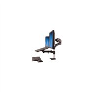 Startech.com brazo para un monitor - base para ordenador portátil con ajuste de altura de un toque negro