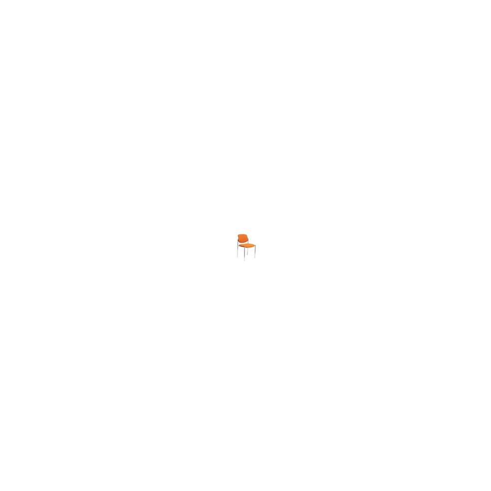Silla fija villalgordo chasis cromo bali naranja 27crbali308