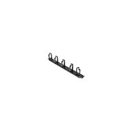 Startechcom panel 1u de 19 pulgadas para gestión de cableado con anillas en d negro