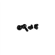 Startechcom paquete de 50 tornillos y tuercas enjauladas cage nuts m6x12mm - negro