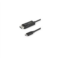 Startech.com 2m - cable usb-c a displayport 1.2 - bidireccional negro