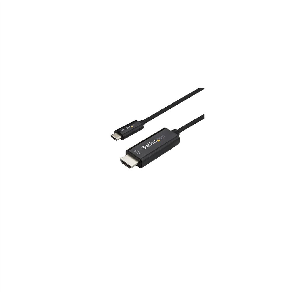 Startech.com cable adaptador de 1m usb-c a hdmi 4k 60hz - cable conversor de ví­deo usbc negro