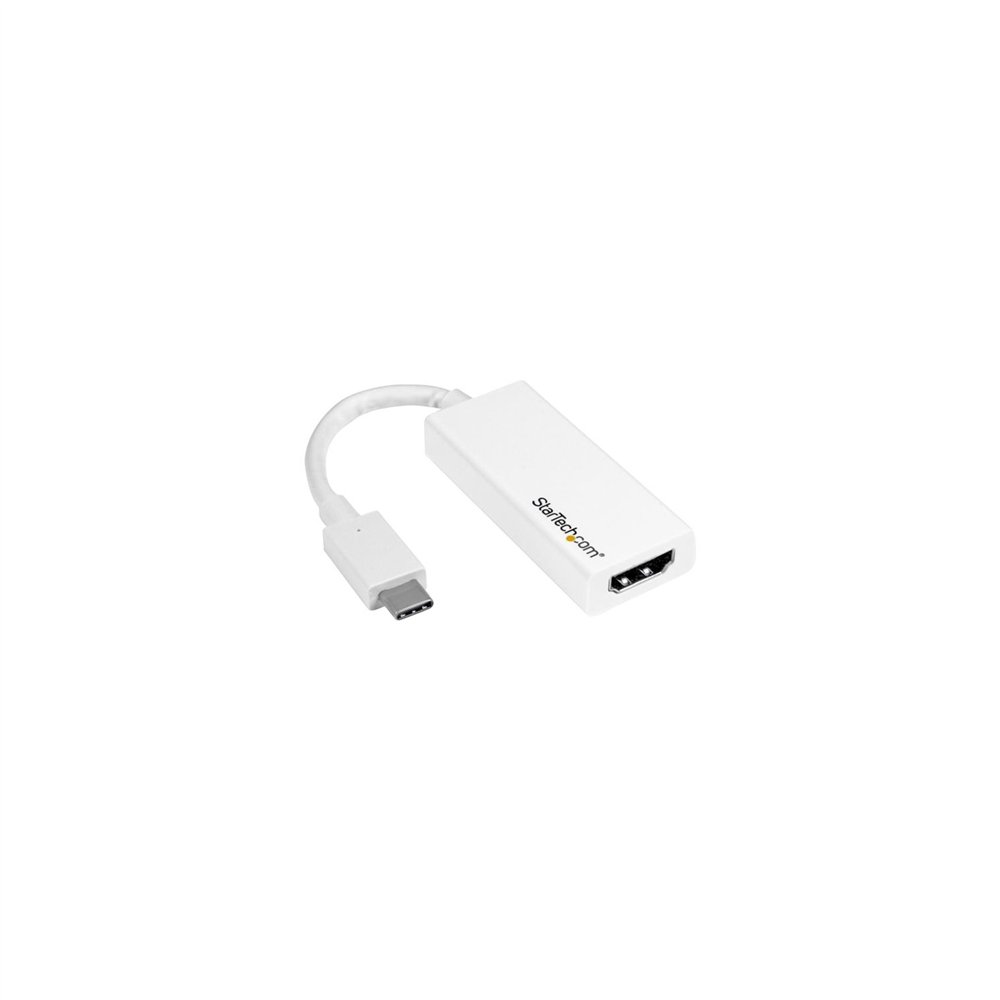 startech.com adaptador usb-c a hdmi - 4k 60hz - blanco