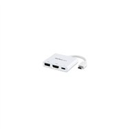 Startech.com adaptador multipuertos usb-c con hdmi - puerto usb 3.0 - pd de 60w - blanco
