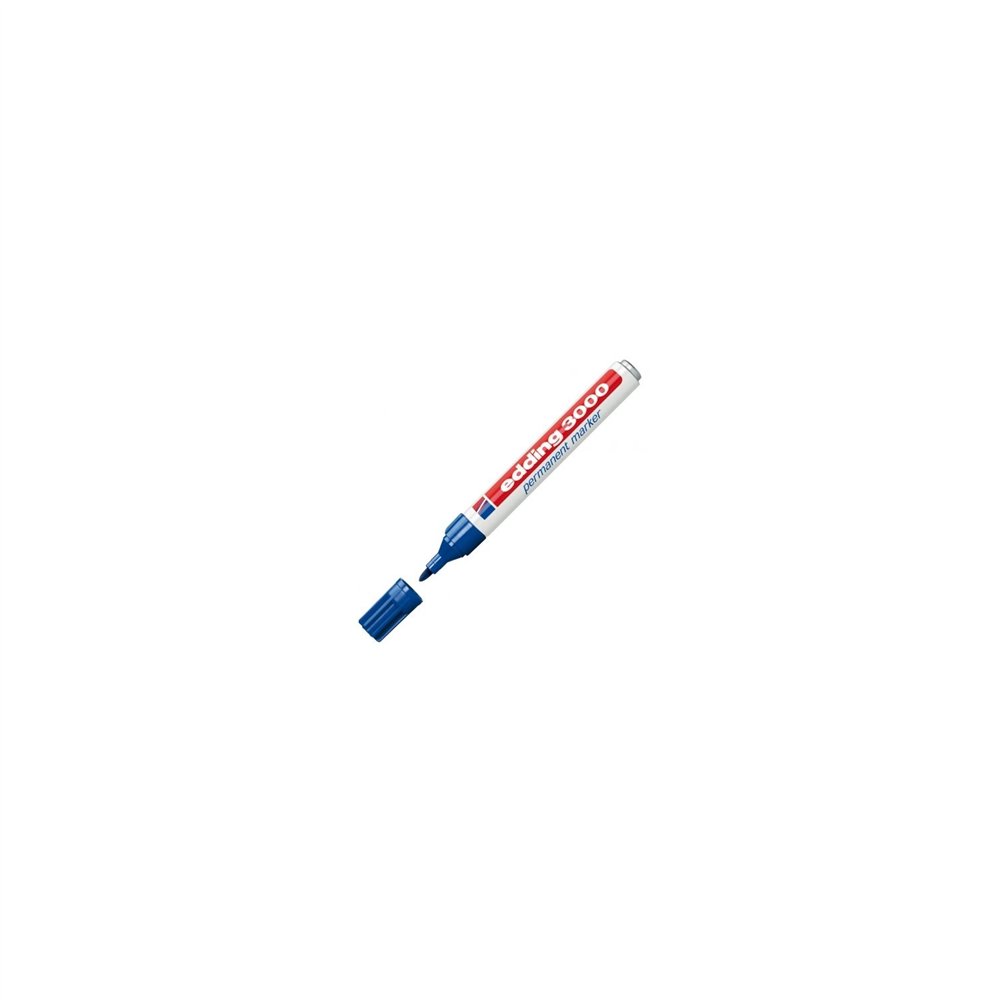 Edding 3000-3 marcador permanente punta redonda azul edd3000azl