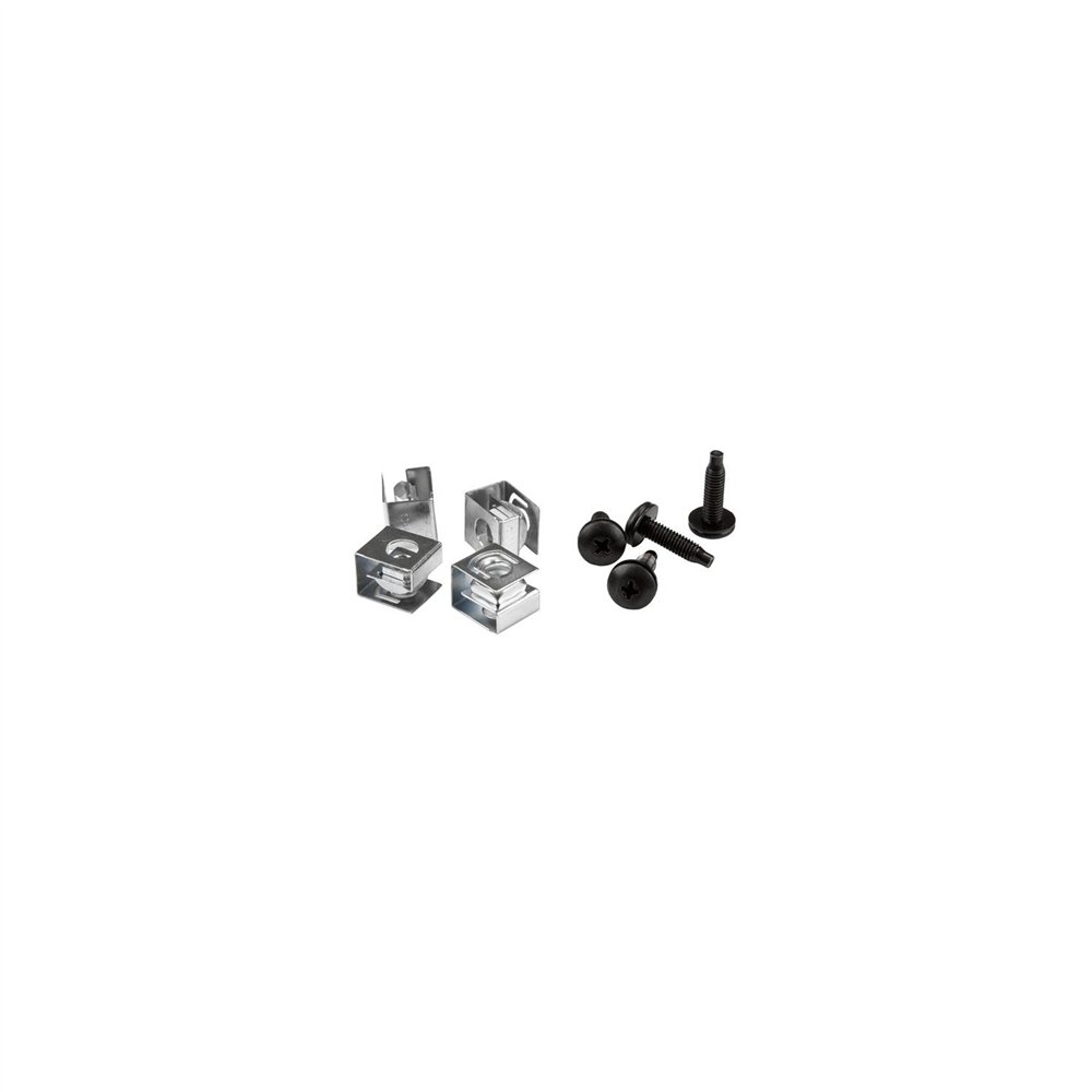 startech.com paquete de 50 tornillos 10-32 y tuercas clip para armario rack de servidores