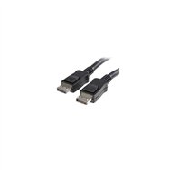 Startechcom cable de 50cm displayport con cierre de seguridad - 2x macho dp 12 4k negro