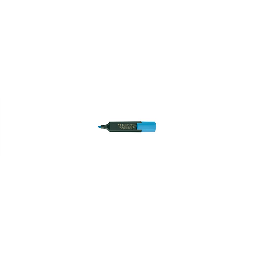 Fabercastell 154851 marcador fluorescente punta biselada 1 5 mm azul fab154851