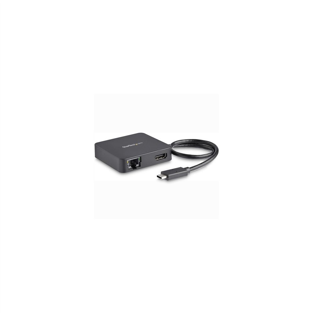 Startech.com adaptador multipuertos usb tipo c para ordenador portátil - docking station usb-c con red hdmi 4k y usb-a
