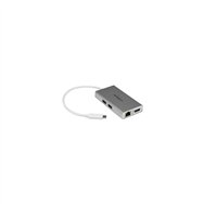 Startech.com adaptador usb-c multifunción para ordenadores portátiles - con entrega de potencia - 4k hdmi - usb 3.0 - blanco