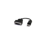 Startech.com adaptador conversor de ví­deo displayport dp a dvi macho a hembra - 1920x1200 - activo negro