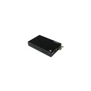 Startech.com conversor de medios de ethernet gigabit de cobre a fibra - monomodo lc - 10km