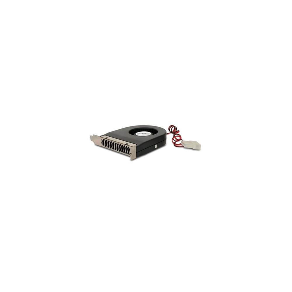 startech.com extractor de aire trasero para ranura de expansión con conector lp4 negro