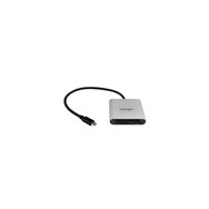 Startech.com lector grabador usb 3.0 de tarjetas de memoria sd, micro sd, compactflash - adaptador usb-c a tarjetas flash negro 