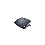 startech.com reposapies ajustable para debajo del escritorio o mesa - descansapiés ergonómico de íngulo y altura ajustable negr
