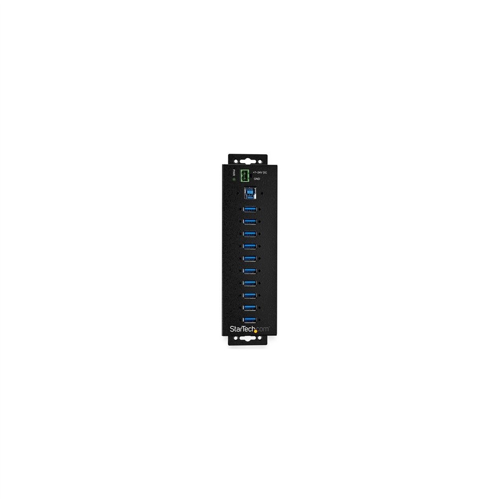 Startech.com hub concentrador ladrón usb 3.0 de 10 puertos con adaptador de alimentación externo - con protección esd de 350w ne
