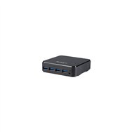startech.com switch conmutador usb 3.0 4x4 para compartir dispositivos periféricos negro