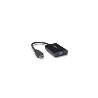 Startech.com cable adaptador externo conversor de ví­deo y audio hdmi a vga - 1920x1200 - negro