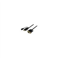 Startech.com cable de 3m conversor activo hdmi a vga - adaptador 1920x1200 1080p - negro